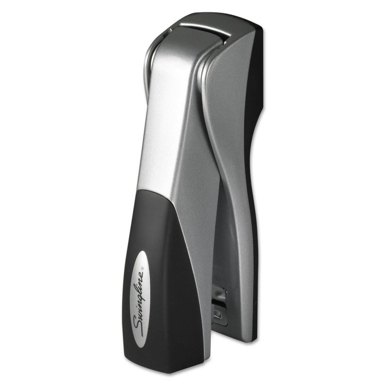 ACCO Brands Swingline Stapler  25 Sheet Capacity  Optima Grip  Jam Free  Compact  Ergonomic Cushion Grip  Metal  Silver (S7087816B) - Image 2
